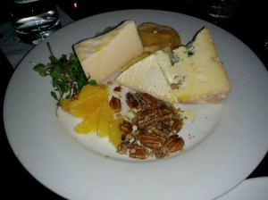 The cheese plate at Sylvain.