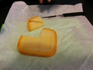 Ber's hand is swooping in to take her piece.