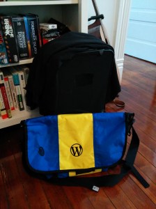 Packed up and ready to go