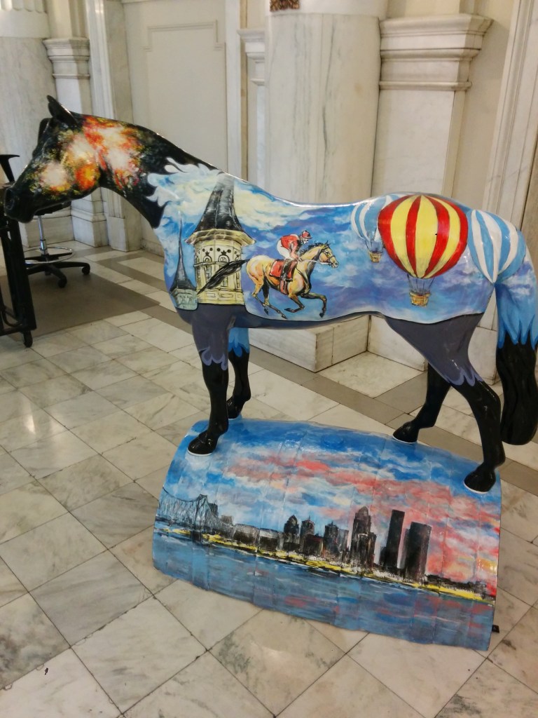 louisville free public library Gallopalooza horse