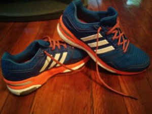 Fancy shoes are fancy. Adidas Supernova Sequence Boost 8 running shoes.