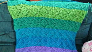 baby blanket knitting lace