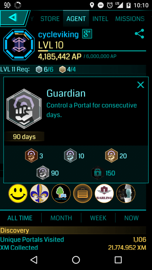 Platinum Guardian Badge